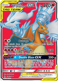 Reshiram & Charizard GX Full Art 194/214