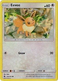 Eevee (Let's Play, Eevee!) (Cracked Ice Holo) 155/214
