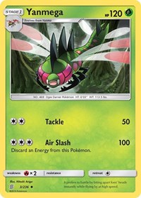 Yanmega 3/236 · Reverse Holo