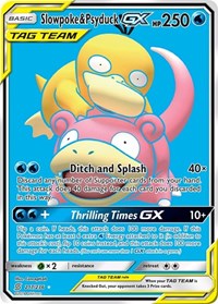 Slowpoke & Psyduck GX Full Art 217/236