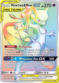 Mewtwo & Mew GX Secret 242/236
