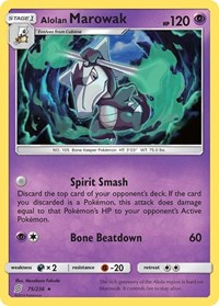 Alolan Marowak 75/236 · Reverse Holo