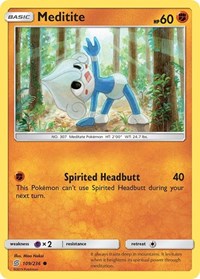 Meditite 109/236 · Reverse Holo
