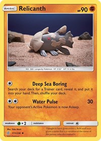 Relicanth 111/236 · Reverse Holo