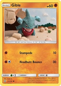 Gible 112/236 · Reverse Holo