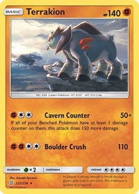 Terrakion 122/236 · Reverse Holo