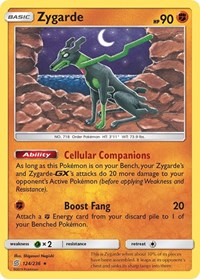 Zygarde 124/236 · Reverse Holo