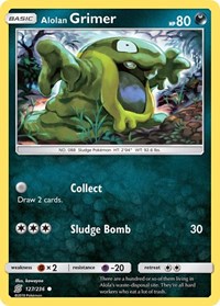 Alolan Grimer 127/236 · Reverse Holo
