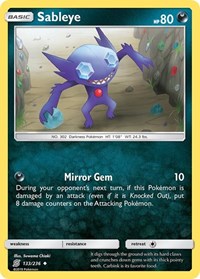 Sableye 133/236 · Reverse Holo