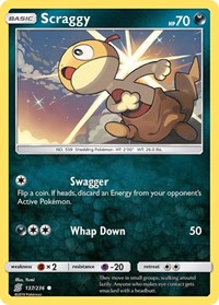 Scraggy 137/236 · Reverse Holo