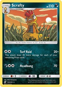 Scrafty 138/236 · Reverse Holo