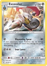 Escavalier 142/236 · Reverse Holo