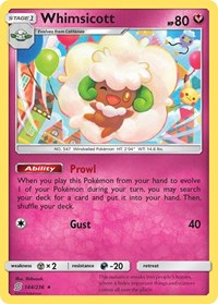 Whimsicott 144/236 · Reverse Holo