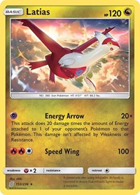 Latias 153/236 · Reverse Holo