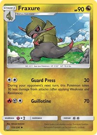 Fraxure 155/236 · Reverse Holo