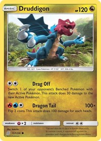 Druddigon 157/236 · Reverse Holo