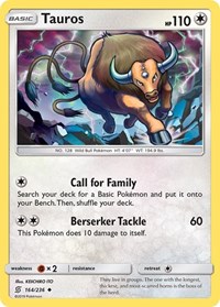 Tauros 164/236 · Reverse Holo