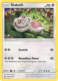 Slakoth 168/236 · Reverse Holo