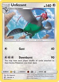Unfezant 176/236 · Reverse Holo
