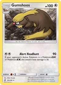 Gumshoos 181/236 · Reverse Holo