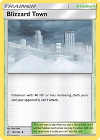 Blizzard Town 187/236 Unified Minds Reverse Holo Pokémon card