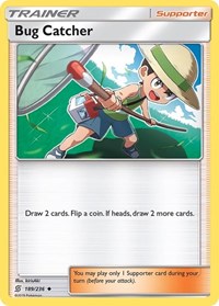 Bug Catcher 189/236 Unified Minds Reverse Holo Pokémon card