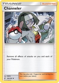 Channeler 190/236 Unified Minds Reverse Holo Pokémon card