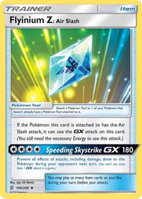 Flyinium Z: Air Slash 195/236 Unified Minds Reverse Holo Pokémon card