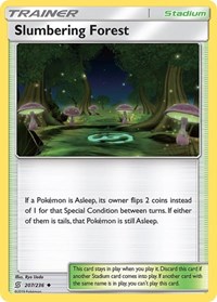 Slumbering Forest 207/236 Unified Minds Reverse Holo Pokémon card