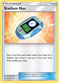 Stadium Nav 208/236 Unified Minds Reverse Holo Pokémon card