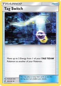 Tag Switch 209/236 Unified Minds Reverse Holo Pokémon card
