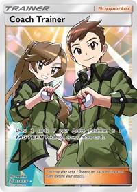 Coach Trainer Full Art 233/236 Unified Minds Pokémon card