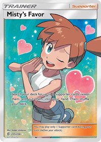 Misty's Favor Full Art 235/236 Unified Minds Pokémon card
