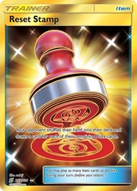 Reset Stamp Secret 253/236 Unified Minds Pokémon card