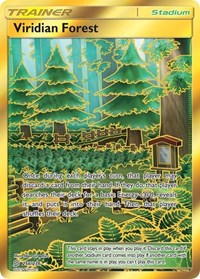 Viridian Forest Secret 256/236 Unified Minds Pokémon card