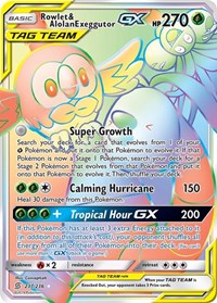 Rowlet & Alolan Exeggutor GX Secret 237/236