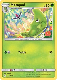 Metapod 2/68 · Reverse Holo