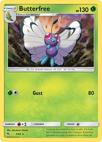 Butterfree 3/68 · Reverse Holo