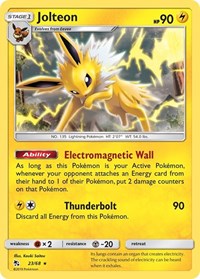 Jolteon 23/68 · Reverse Holo