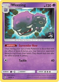 Weezing 29/68 · Reverse Holo