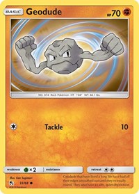 Geodude 33/68 · Reverse Holo