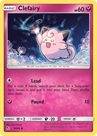 Clefairy 38/68 · Reverse Holo