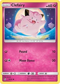Clefairy 39/68 · Reverse Holo