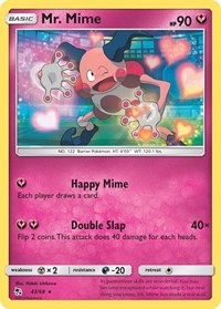 Mr. Mime 43/68 · Reverse Holo