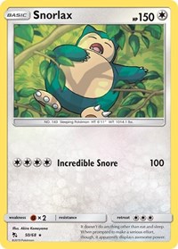 Snorlax 50/68 · Reverse Holo