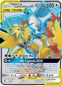Moltres & Zapdos & Articuno GX Full Art 66/68