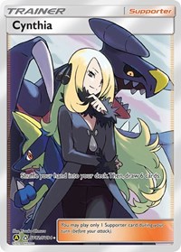 Cynthia SV82/SV94 Hidden Fates: Shiny Vault Pokémon card