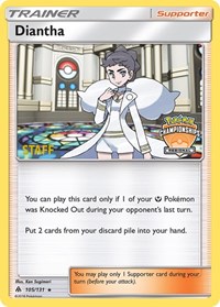 Diantha (Regional Championships) [Staff] 105/131 League & Championship Cards Reverse Holo Pokémon card