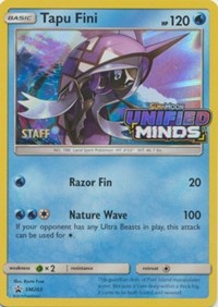 Tapu Fini (Prerelease) [Staff] SM203 SM Promos Pokémon card