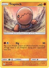 Trapinch 108/236 · Reverse Holo